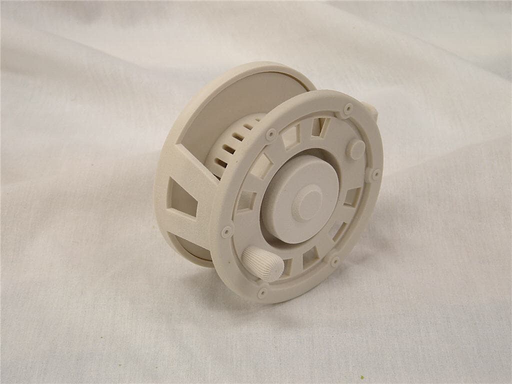 A 3D-printed tarpon fly reel