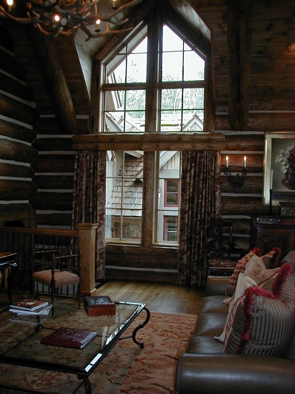 The great room of the Yetter cabin